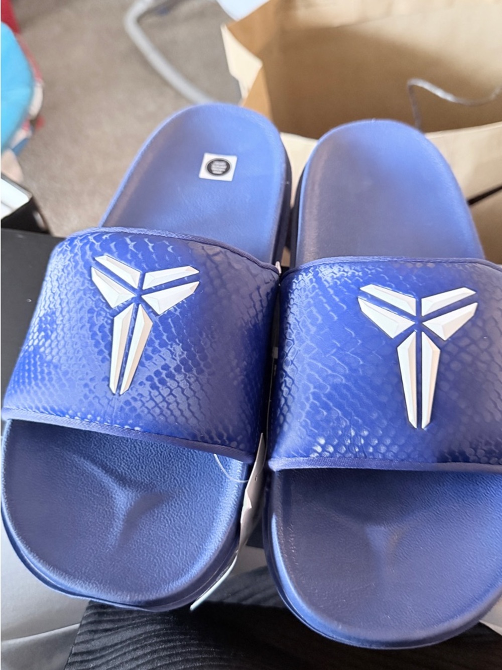 Nike Kobe Offcourt Slides Deep Royal Blue Men’s Size 10 New